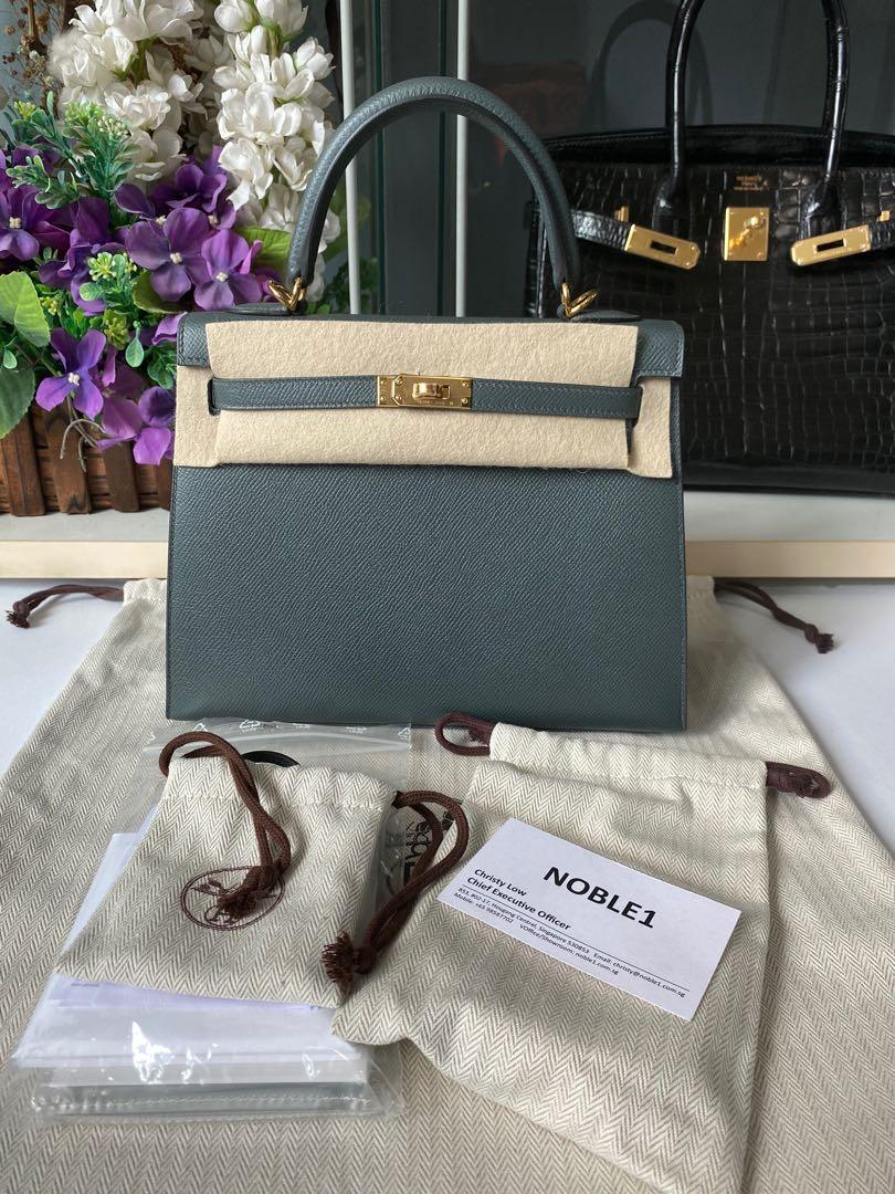 Blue top orage hermes