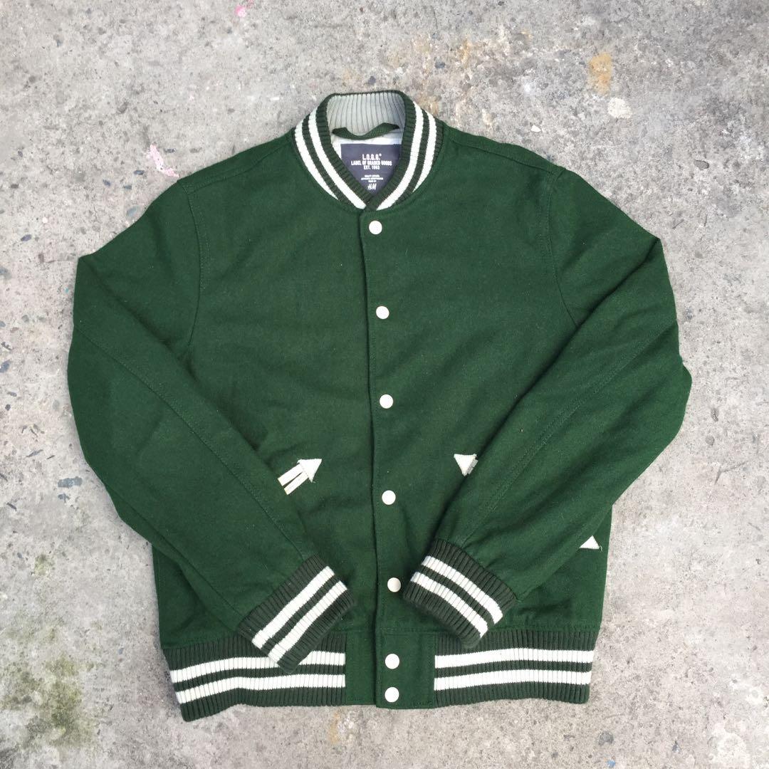 H\u0026M Varsity Jacket, Men's Fashion 
