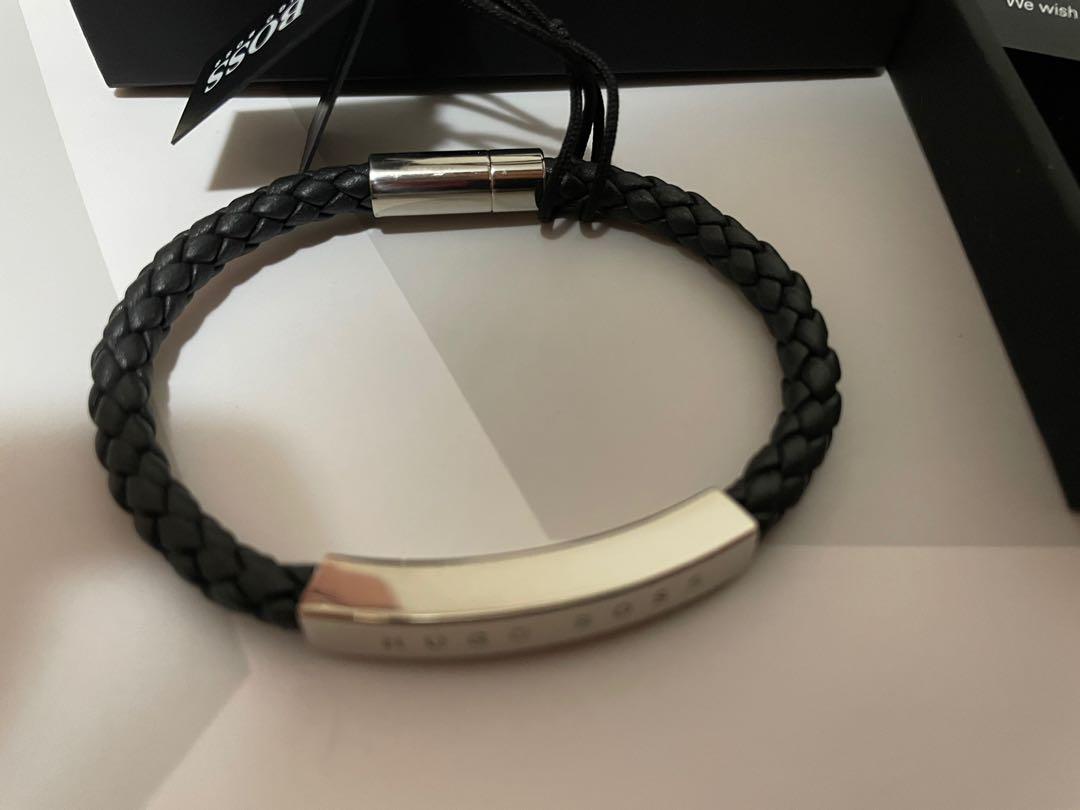 Mens boss bracelet best sale