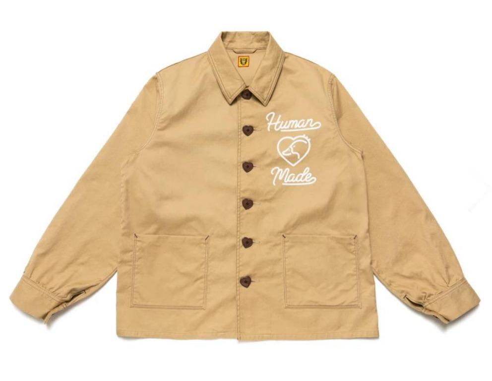 HUMAN MADE®️ DUCK & HEART COVERALL WOVEN Jacket @F21, 男裝, 外套