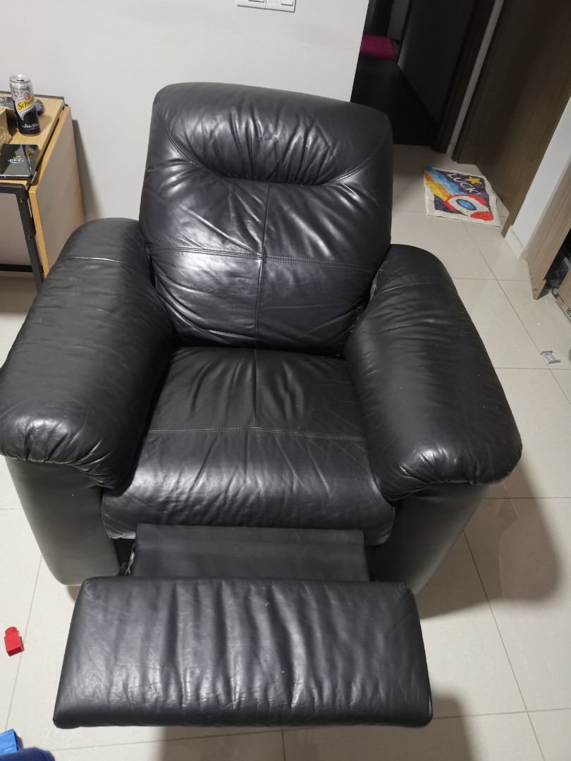 Ikea deals leather recliner