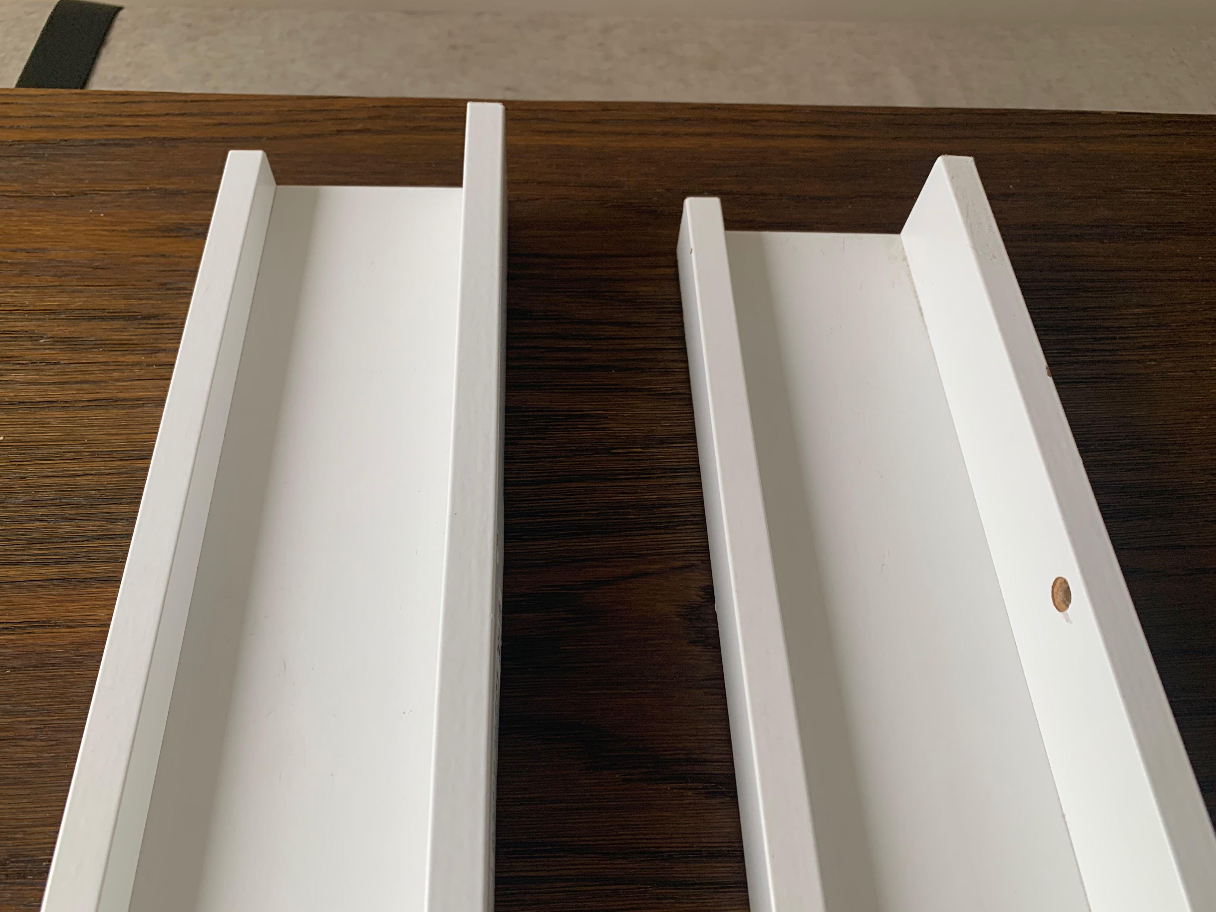 IKEA Ribba shelves 115 cm two, Furniture & Home Living, Furniture