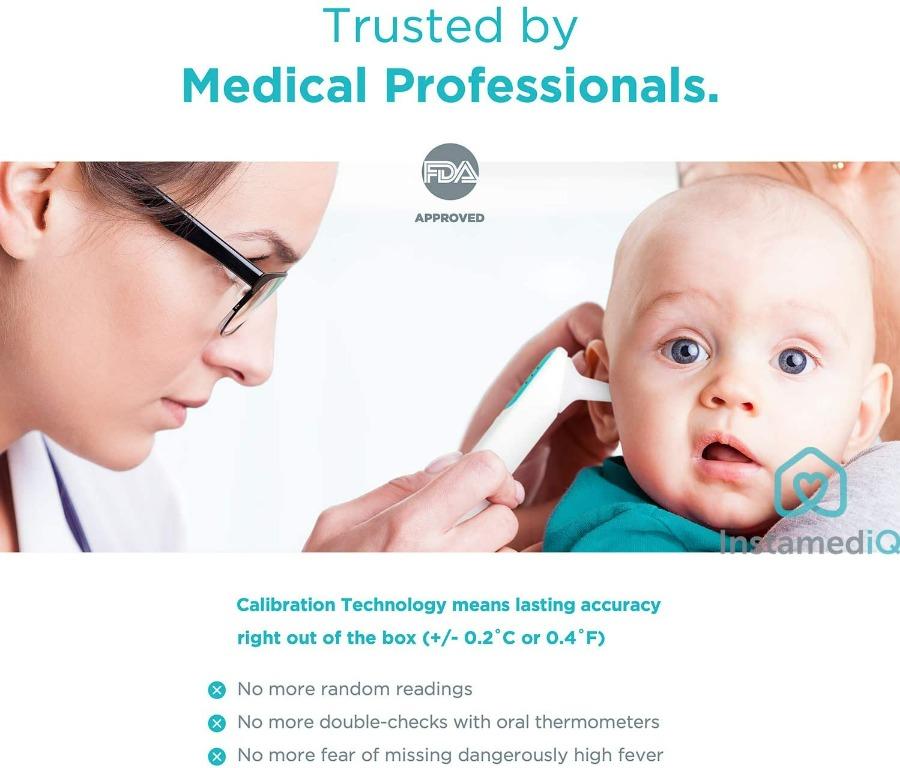 InstamediQ [2020 Model] Best Baby Thermometer for Fever, Instant