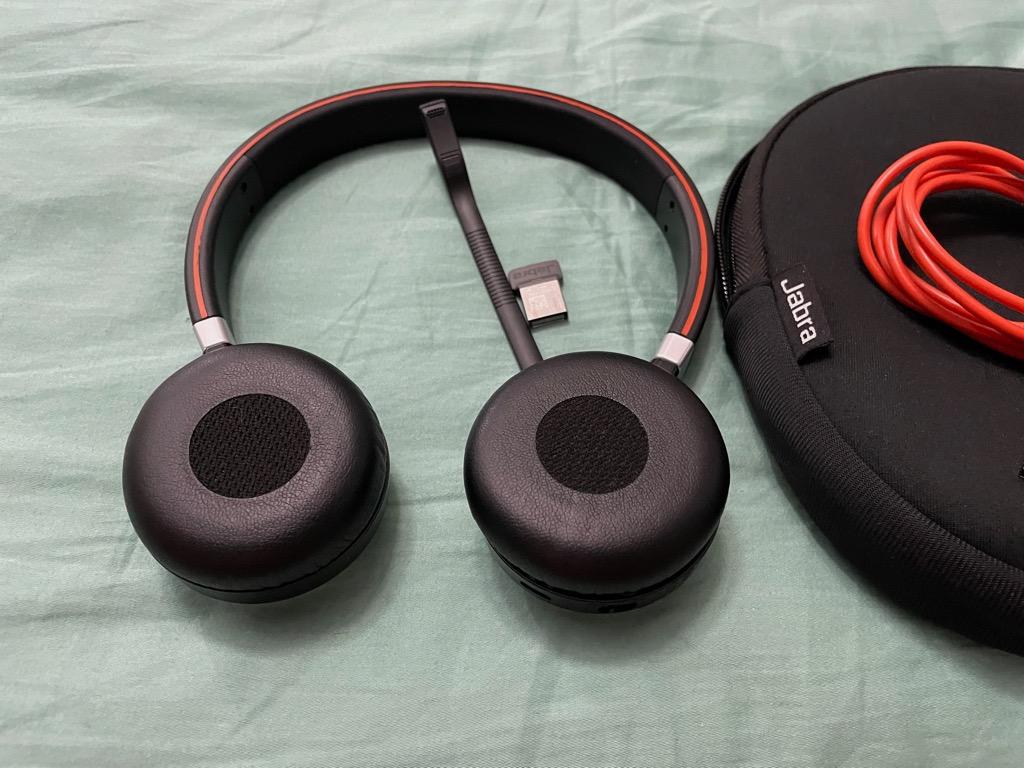Jabra Evolve 65 MS Stereo with Link 370 Bluetooth Adapter 6599-823-309 ...