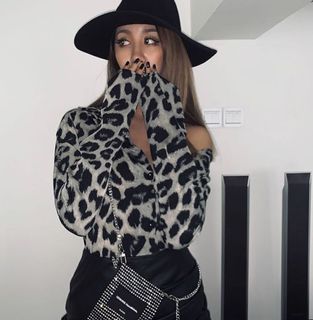 Leopard thin blouse cardigan long shirt歐美豹紋薄裇衫襯衫開衫外套64205968085890110