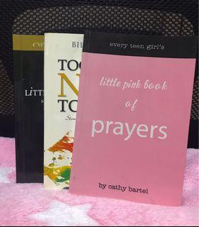 Little Black Book, Too busy not To pray,Little pink book of prayers