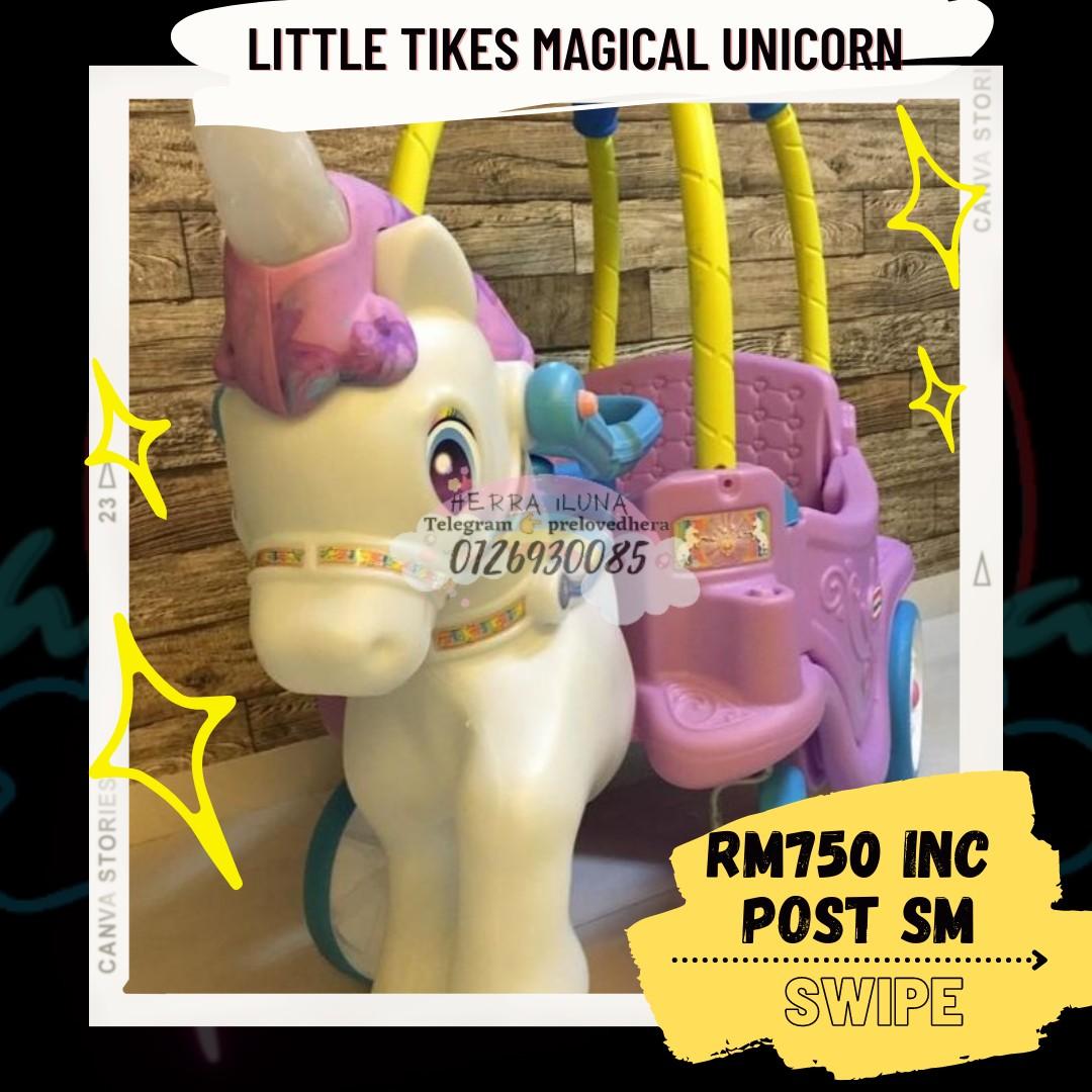 Little tikes magical unicorn hot sale ride
