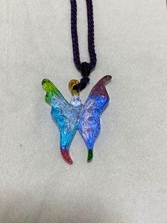 Liu Li 琉璃 Butterfly pendant