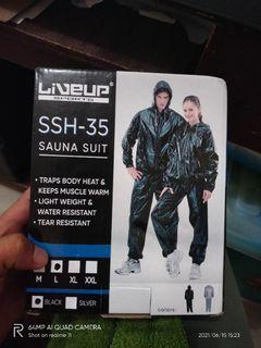 Live Up Sauna Suit with Hood and Chest Zipper