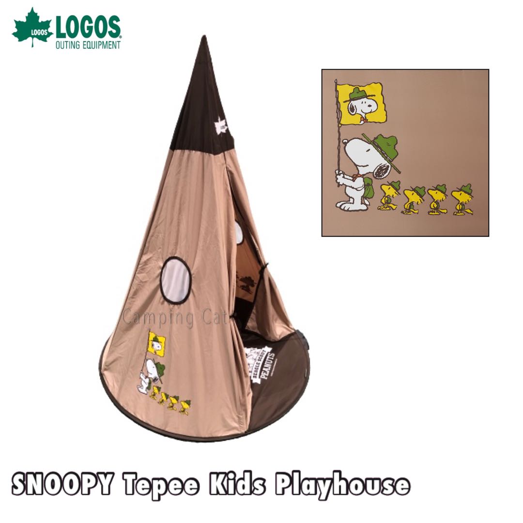 LOGOS Snoopy Tepee Kids Playhouse 兒童帳篷86001092 , 運動產品, 行