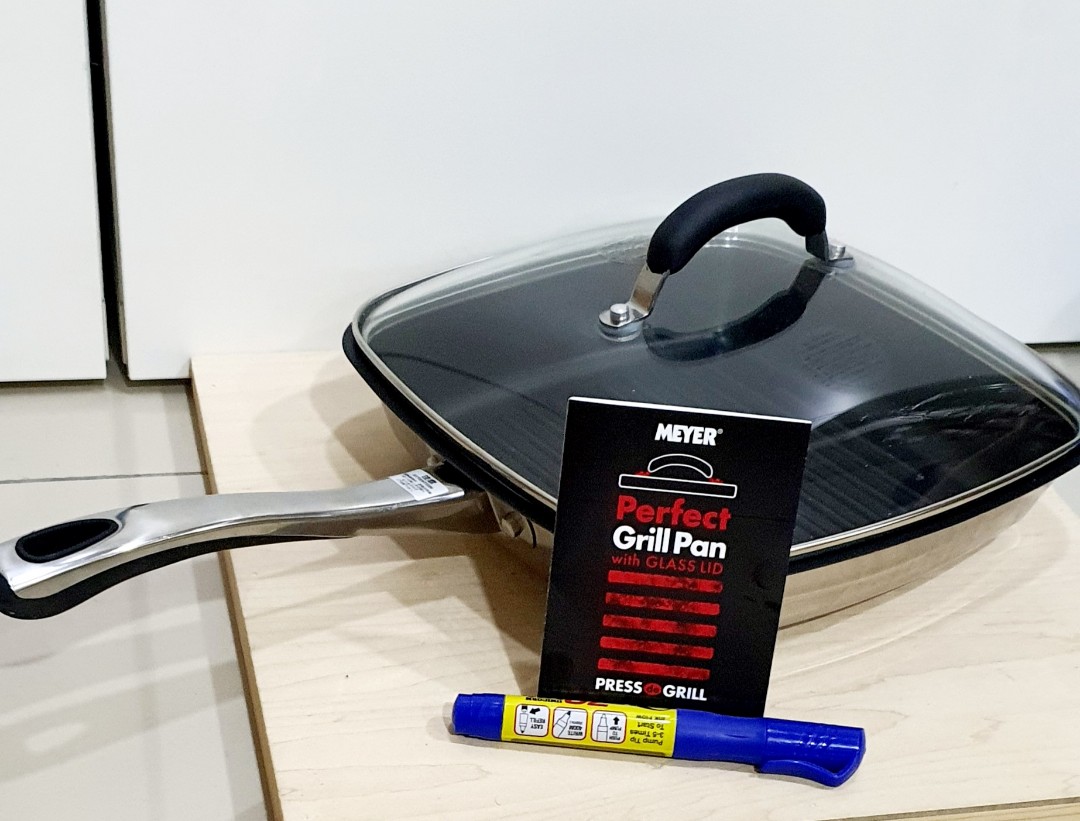 MEYER PERFECT GRILL PAN ガラス蓋付き MEYER PERFECT GRILL PAN ガラス蓋付き