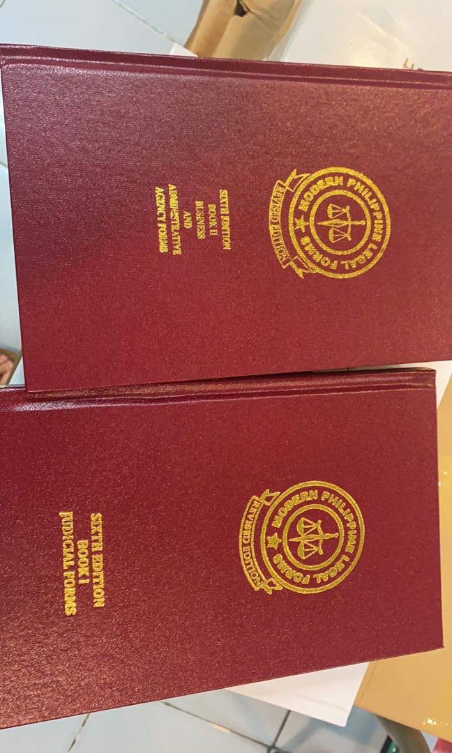 Modern Philippine Legal Forms (Tanada) (Category: Textbooks) located in Caloocan City. Submitted by arirang0613 (Listing ID 1110226186, Image 1). Description: You may buy separately.