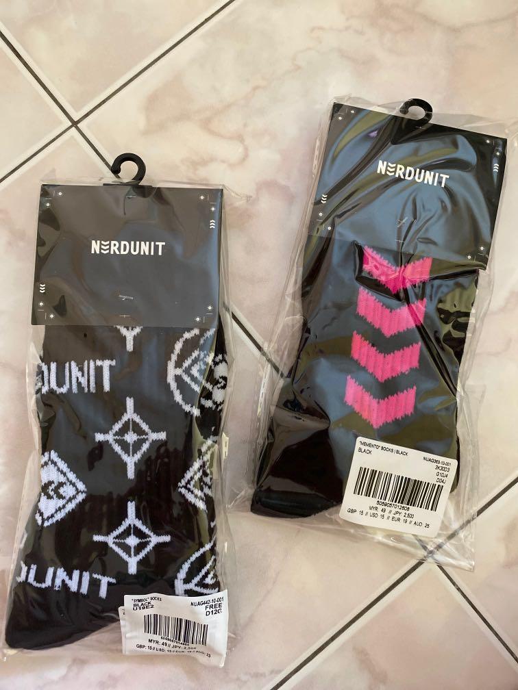 Nerdunit Socks (Category: Socks) located in Simpang. Submitted by yingxing30 (Listing ID 1110197760, Image 1). Description: 2 for rm40.