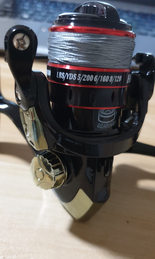 New - No brand size 800 spinning fishing reel, Sports Equipment, Fishing on  Carousell