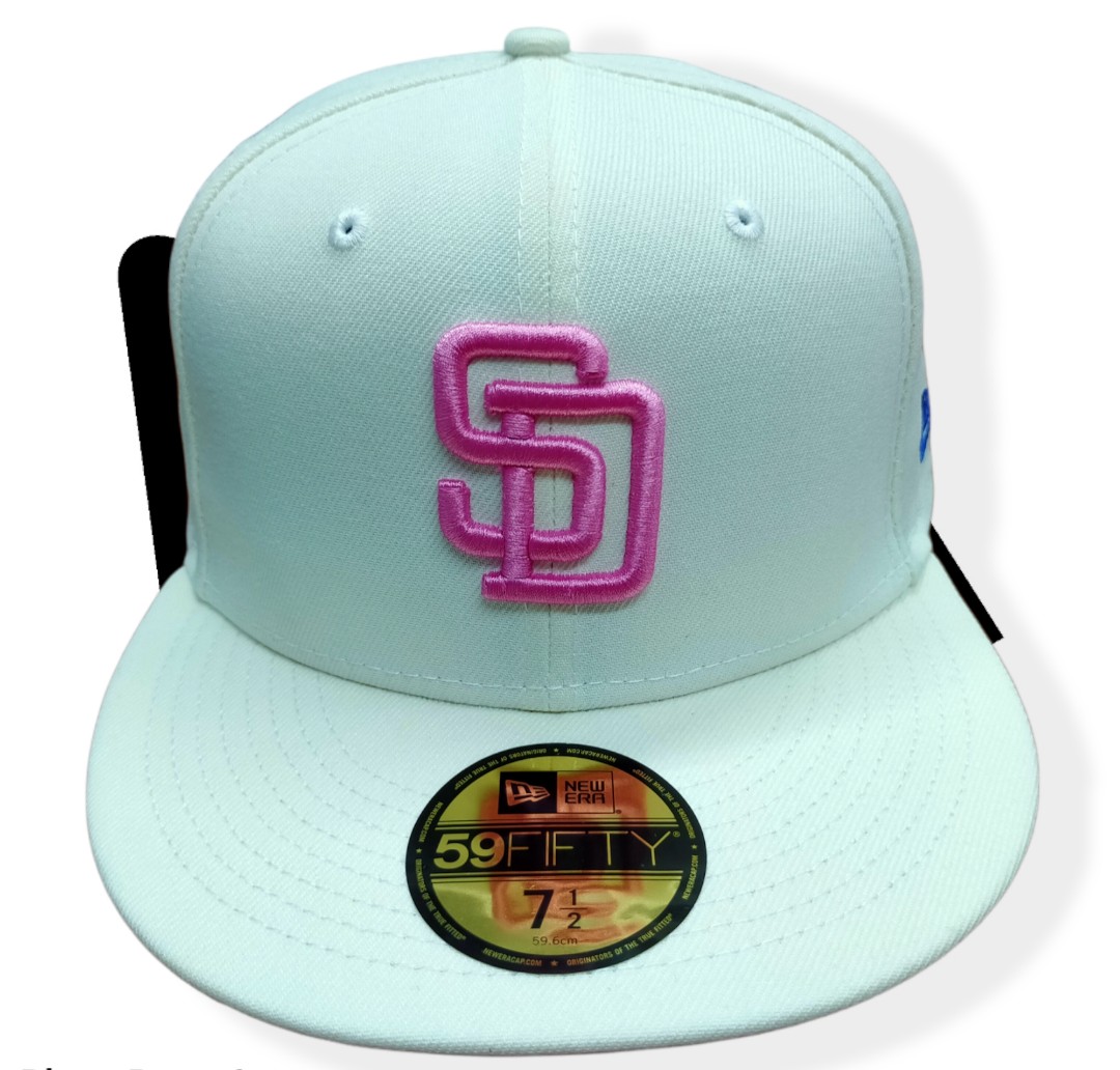 San Diego Padres New Era 1998 World Series Side Patch Undervisor 59FIFTY  Fitted Hat - White/Gray