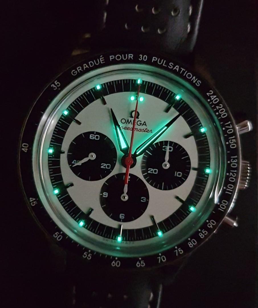 Omega Speedmaster ck2998 Panda Ceramic Pulsometer Bezel Luxury