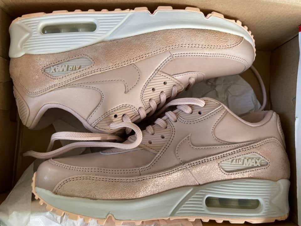 Air max 90 premium store particle beige women's shoe