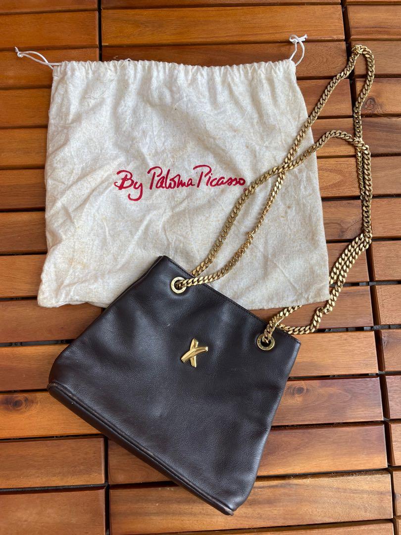 Paloma picasso top leather bag