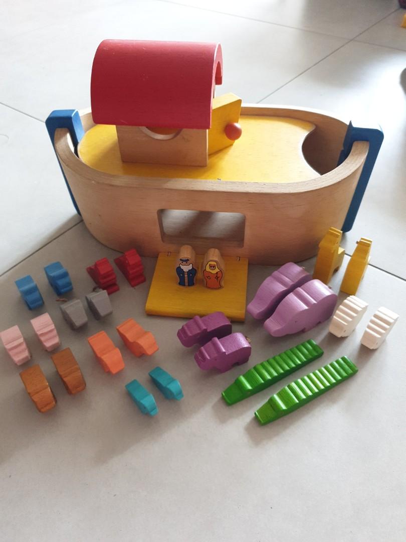 Plan Toys Wooden Noah Ark nt Melissa doug Elc