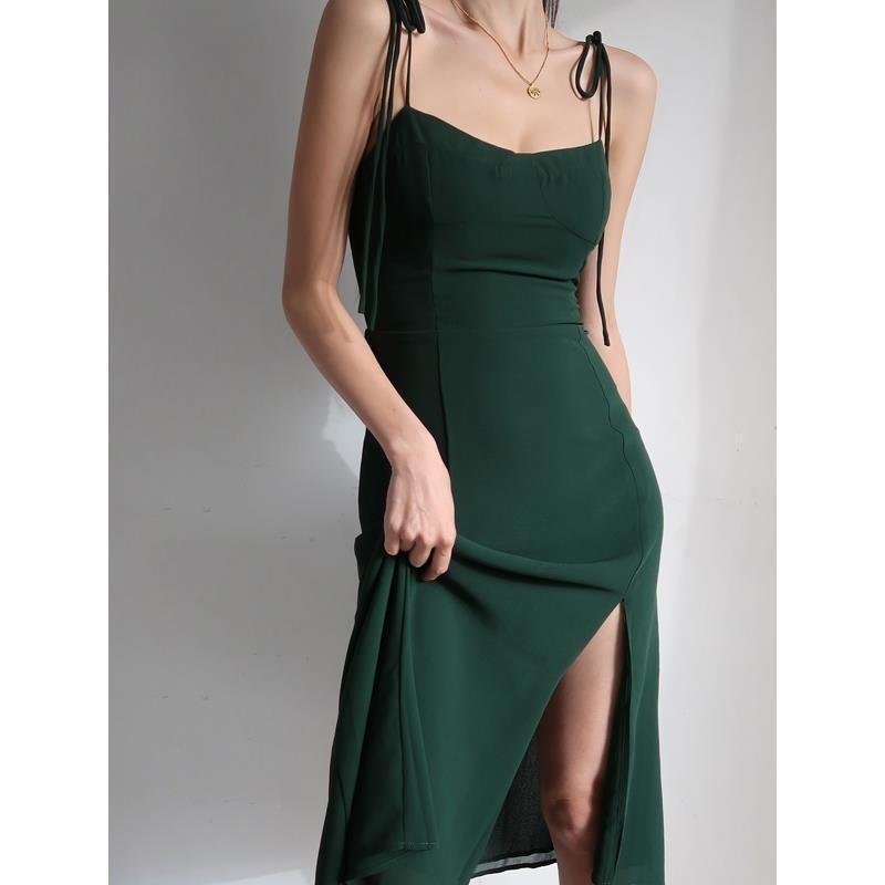 Reformation emerald online green dress