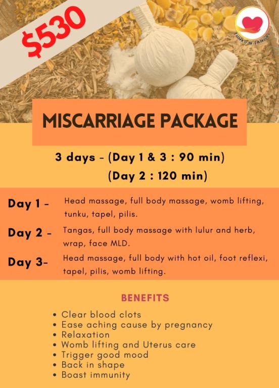 Postnatal, Prenatal, and Miscarriage Massage Package