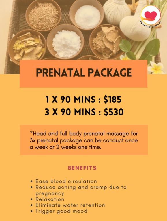 Postnatal, Prenatal, and Miscarriage Massage Package