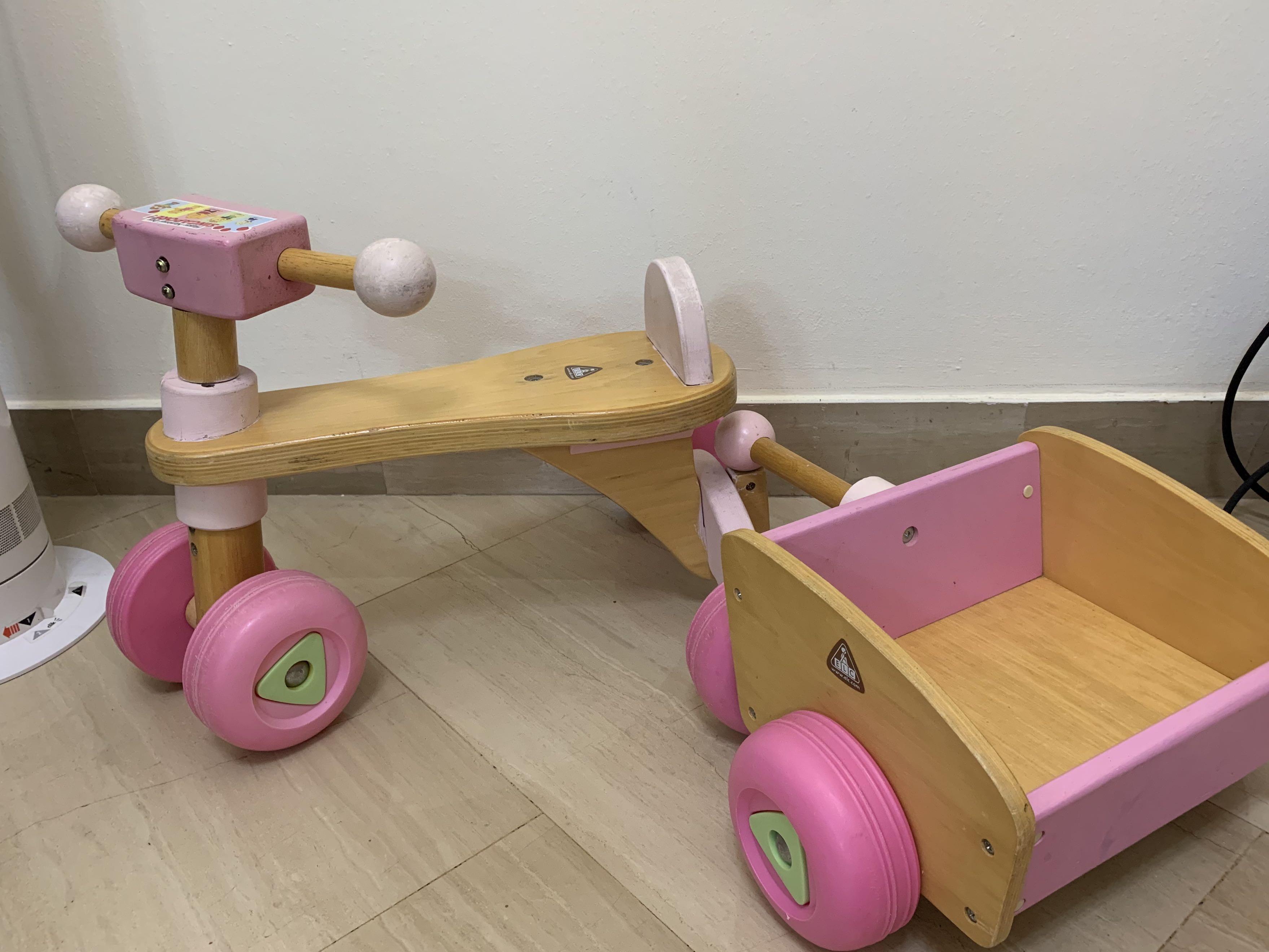 Elc wooden trike and trailer new arrivals