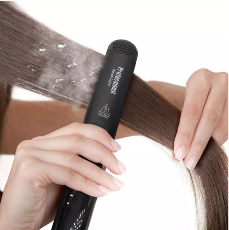 Professional argan oil cheap steam hair straightener
