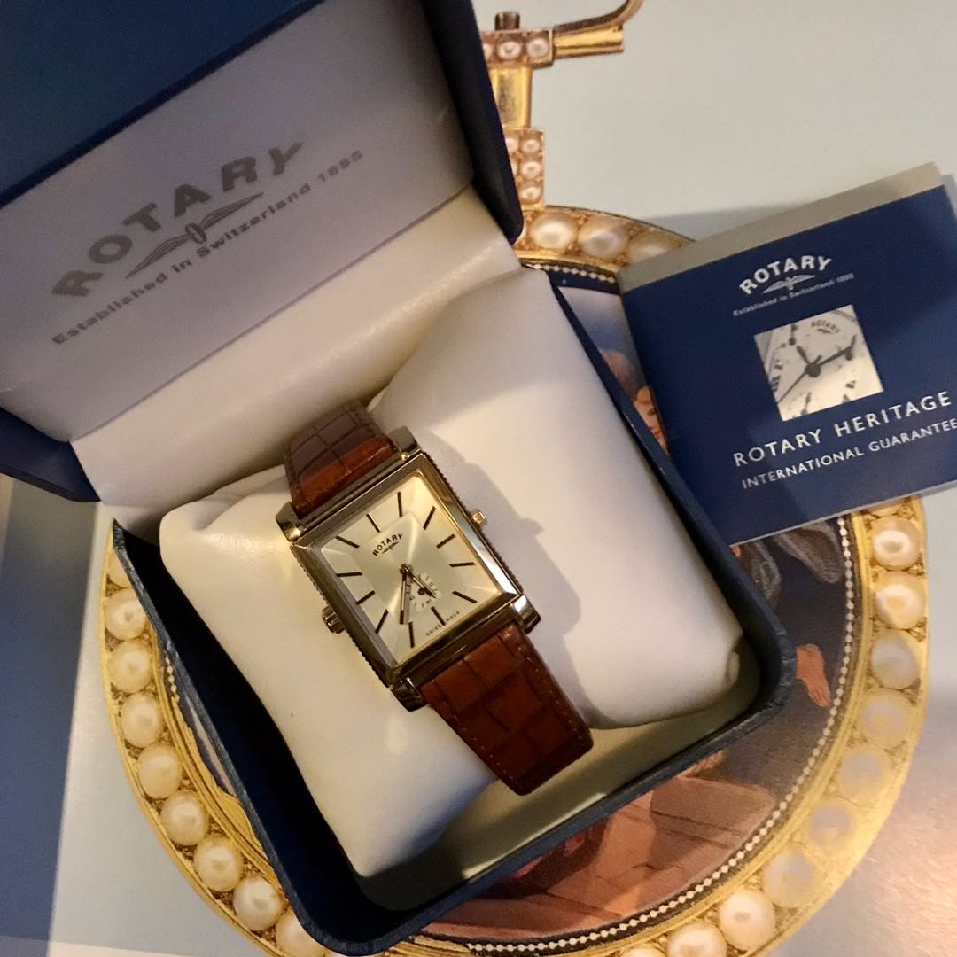 Rare dual face authentic Rotary Revelation dual timewatch Quartz- Sold ...