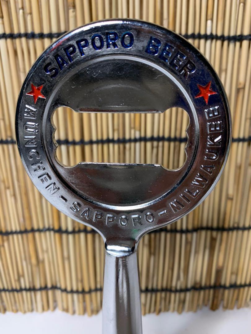 Sapporo Beer Metal Bottle Opener (Category: Other Kitchenware & Tableware) located in San Pedro. Submitted by fieldofgold19 (Listing ID 1110340346, Image 2). Description: Made in Japan Munchen- Sapporo- Milwaukee Collectible item length- ~19.2 cm.