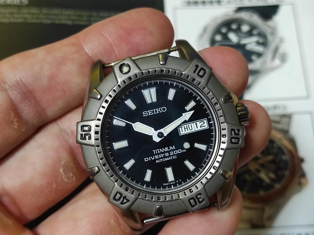 Seiko 200m discontinued diver SKX 421 uncommon, Luxury, Watches on Carousell