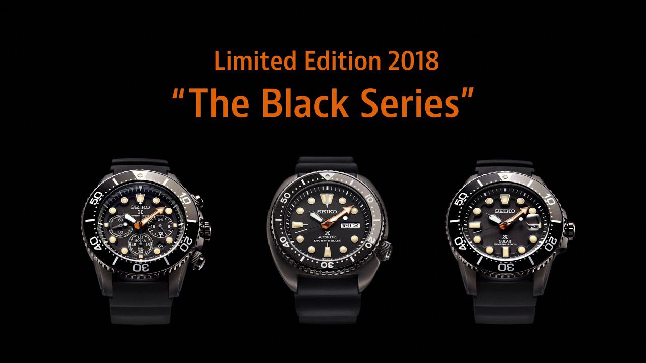 Seiko SNE493 The Black Series Limited Edition Men s Fashion