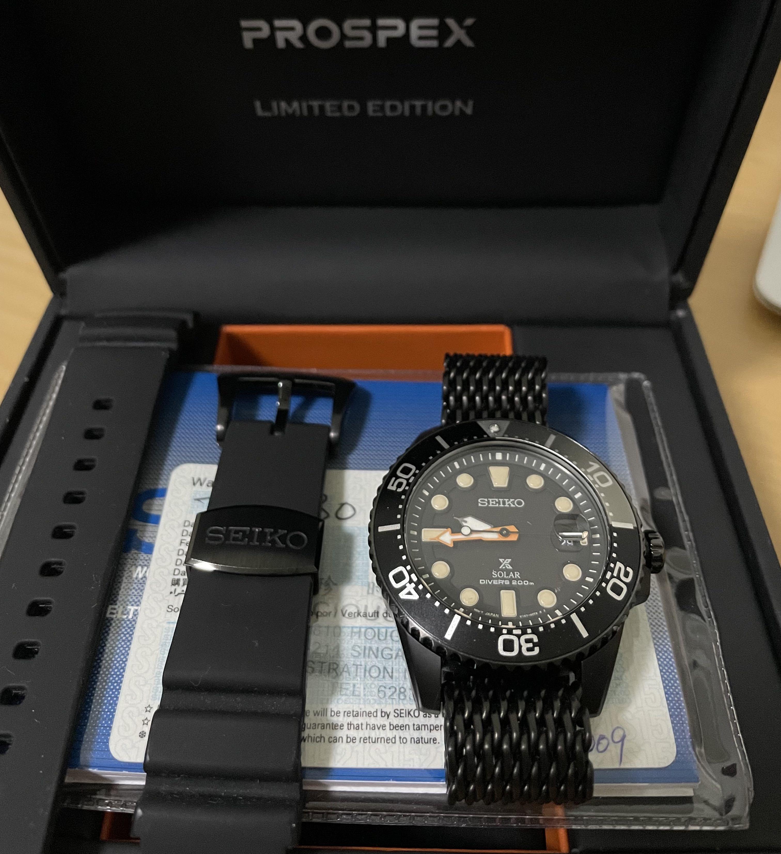 Seiko SNE493 The Black Series Limited Edition Men s Fashion Watches Accessories Watches on Carousell