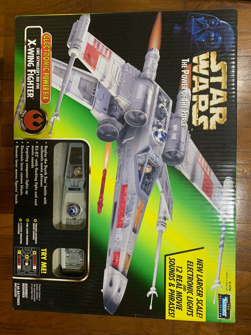 Star Wars Electronic Power F/X Luke Skywalker's Red Five XWing Fighter