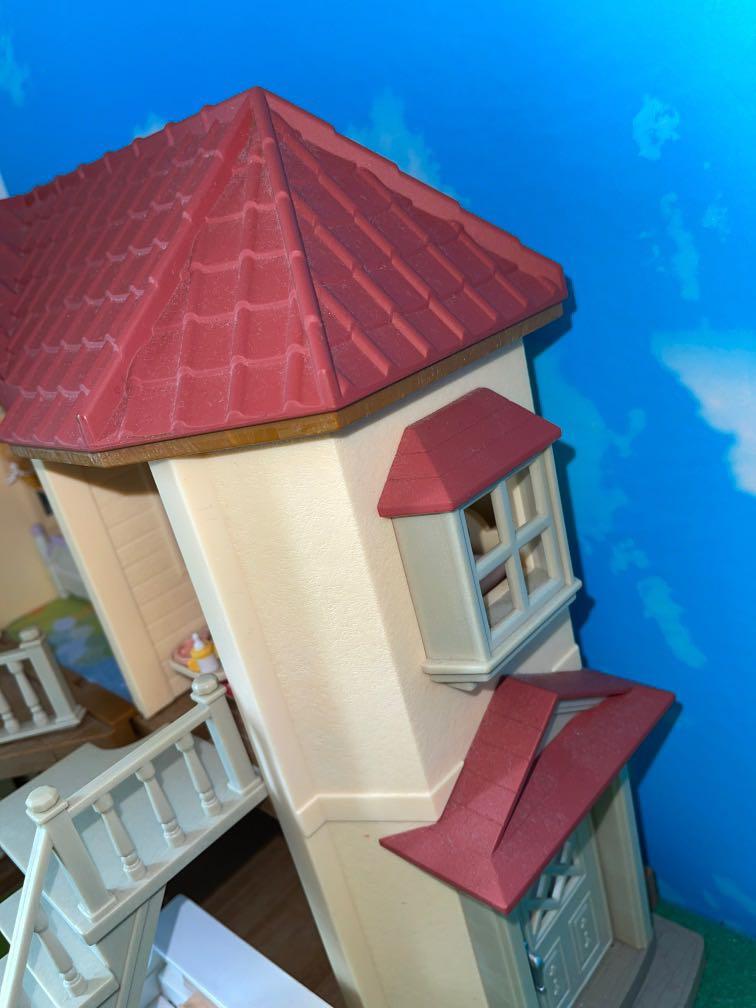 Sylvanian families city house with lights Hobbies Toys