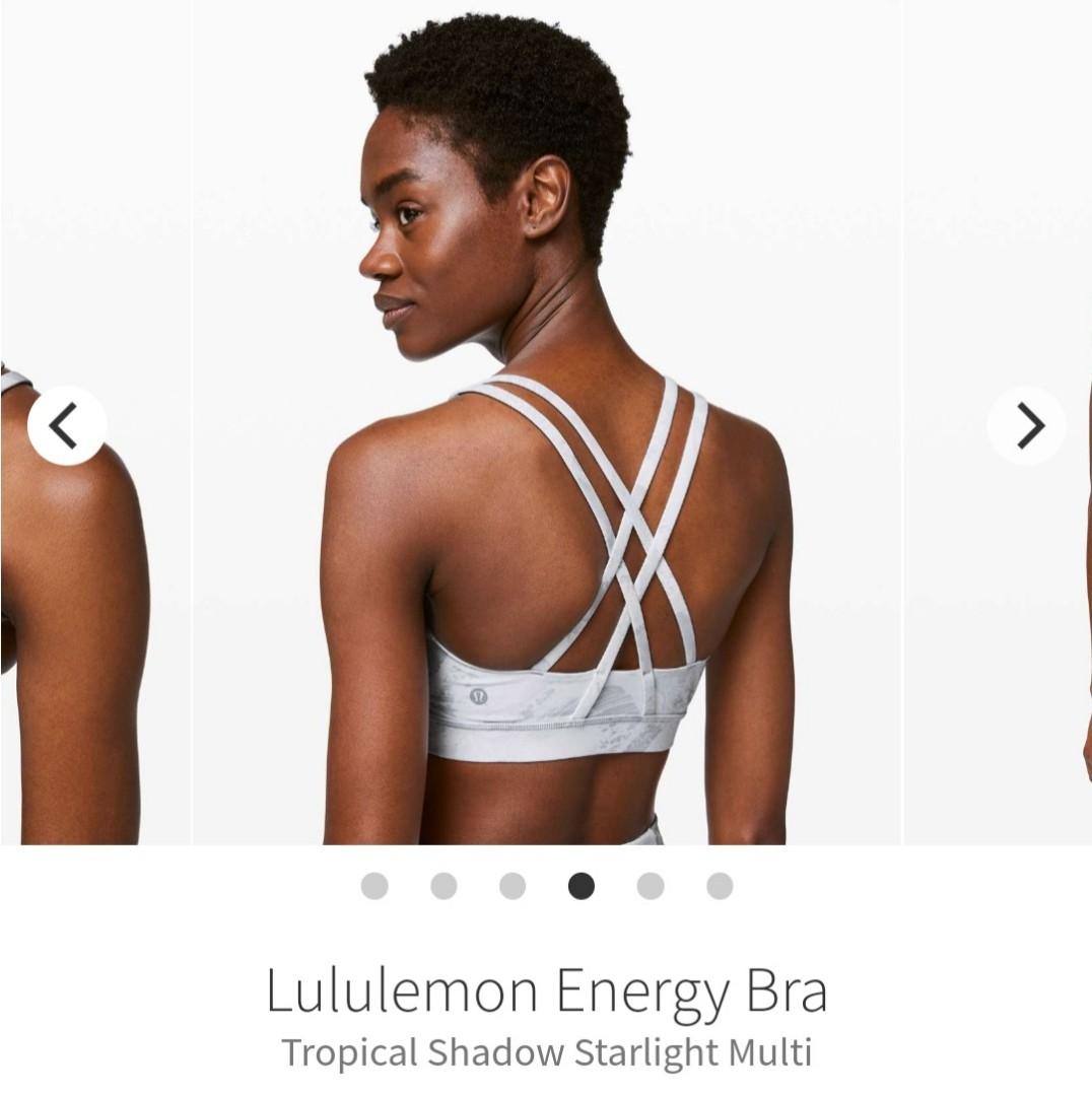 Lululemon energy bra size 8, Women's Fashion, Activewear on Carousell
