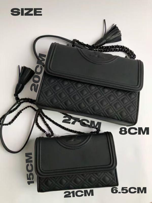 TORY BURCH Fleming Matte Shoulder Bag 39928 Black, Women's Fashion, Bags &  Wallets, Shoulder Bags on Carousell