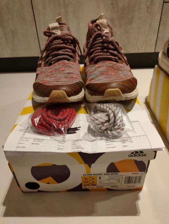 ULTRA BOOST CLEARANCE Ultra Boost Mid Ronnie Fieg Mid Kith Aspen Men s Fashion Footwear Sneakers on Carousell