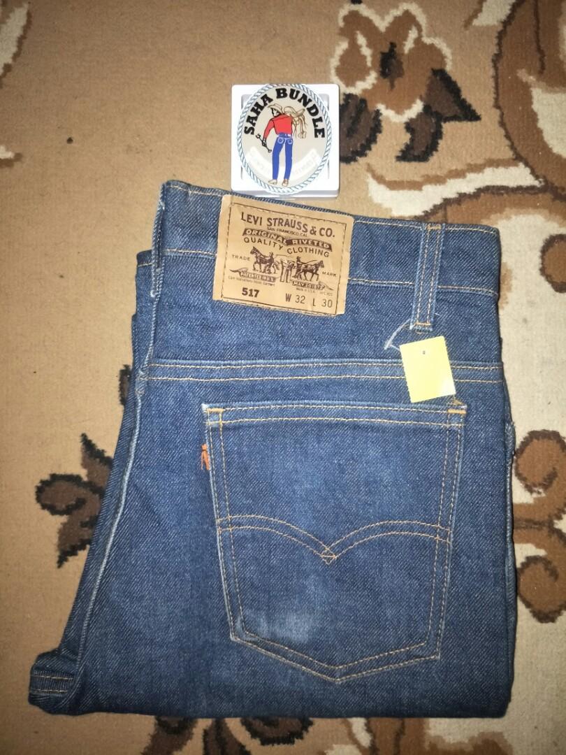 Vintage 80 S Levis 517 Orange Tab Made In Usa Zip Levis Stamp Button 575 Cutting Bootcut W32 L42 Everything Else Others On Carousell