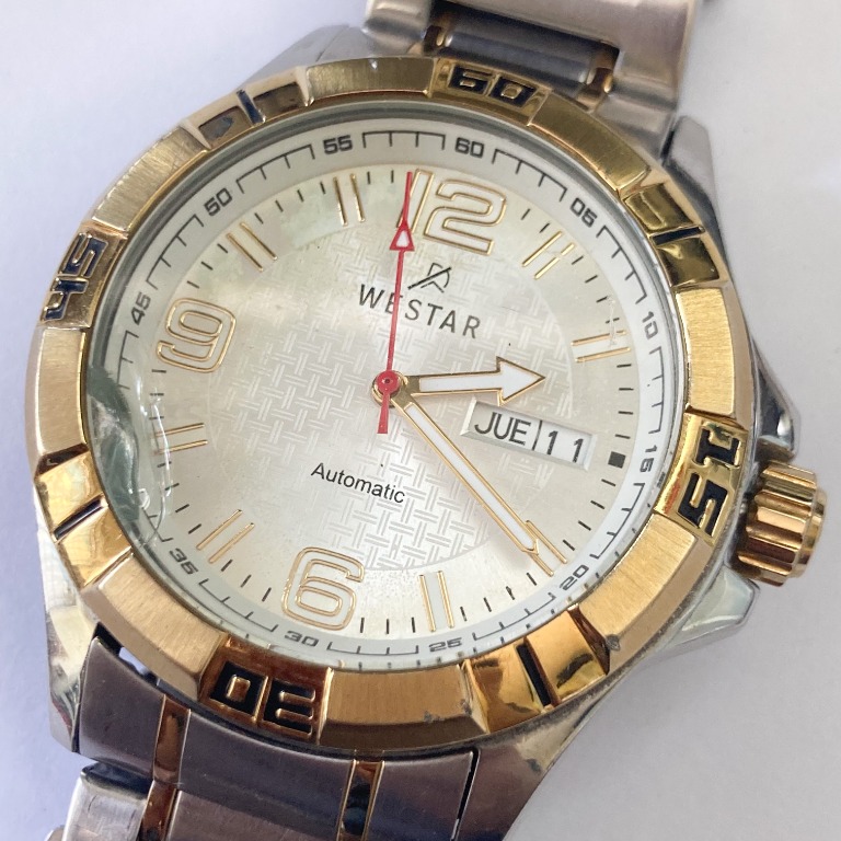 Vintage WESTAR Automatic Men s Watch Cracked Face