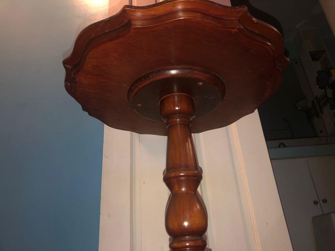 Wooden table small (Category: Tables & Sets) located in Paranaque City. Submitted by julfz (Listing ID 1110305407, Image 3). Description: High quality wood- hard Note scratches and signs of use on table top .