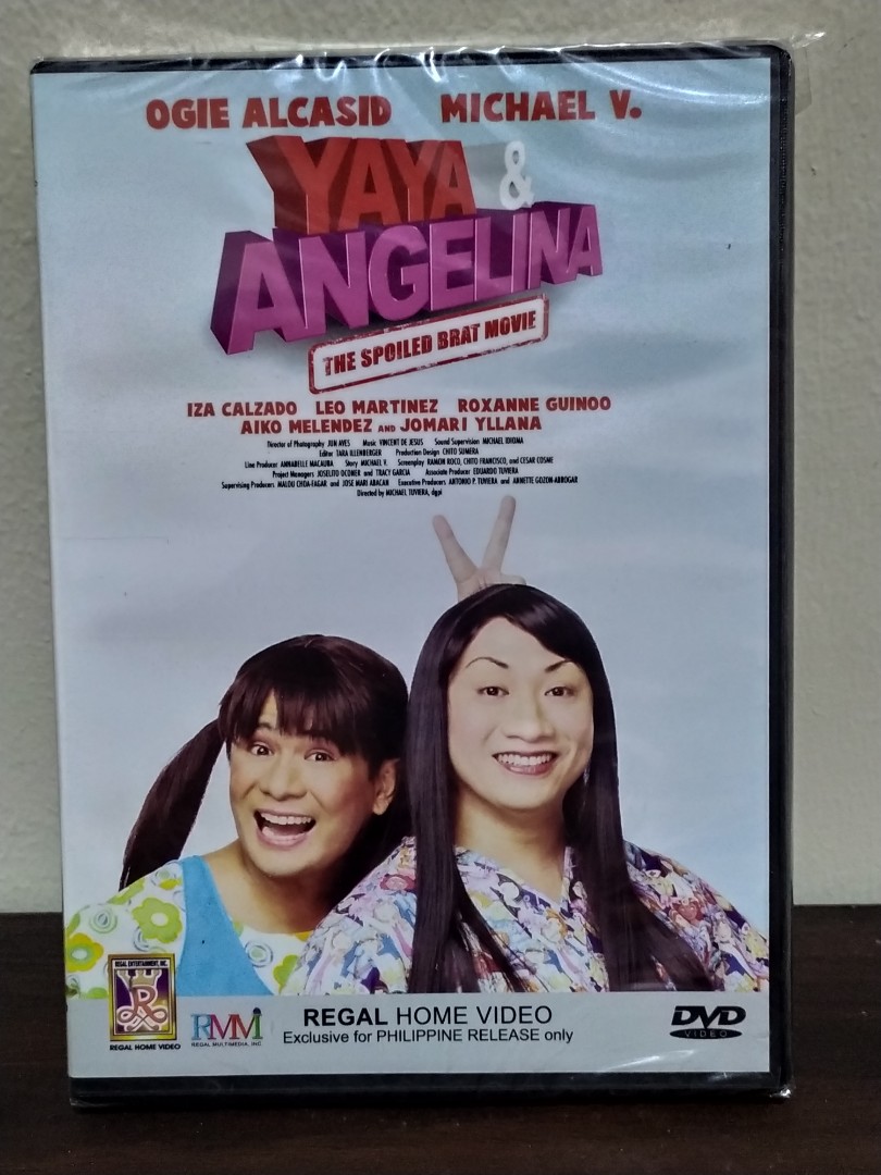 Yaya Angelina The Spoiled Brat Movie Tagalog Dvd Hobbies Toys