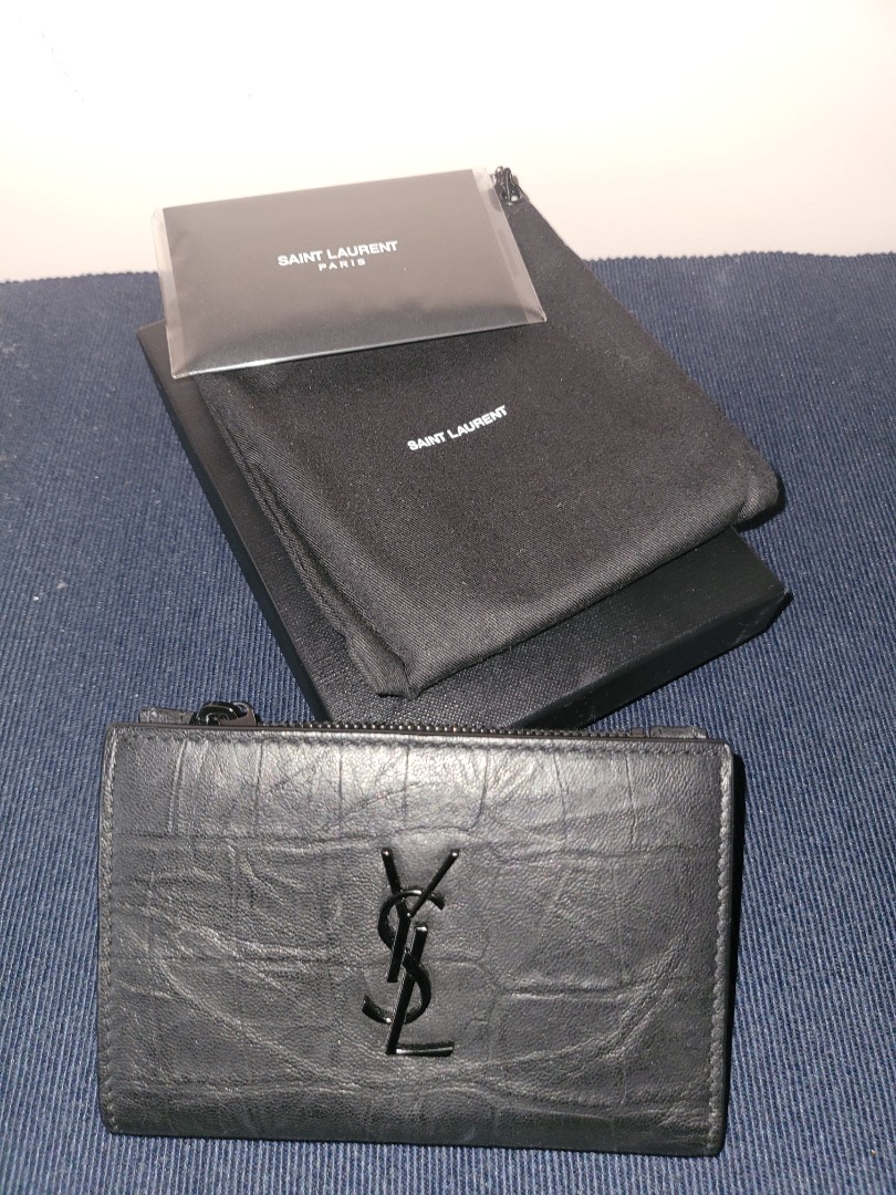 ysl mens wallet crocodile