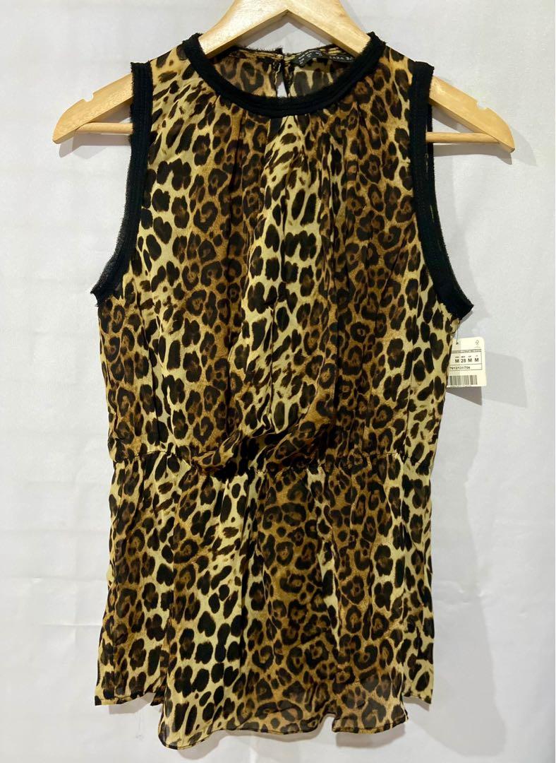 ZARA Leopard Top (Category: Blouses) located in Bacolod City. Submitted by katcss (Listing ID 1110335661, Image 1). Description: PLEASE READ the following before MAKING AN OFFER 😊 🚫 LAST PRICE POSTED! 🚫SHIPPING FEE NOT INCLUDED 🚫1 DAY RESERVATION ONLY 🚫NO JOY RESERVERS 💸 MOP: RCBC/Diskartech, Chinabank, Gcash 🌀 Brand new with tag 🌀 Medium on tag.
