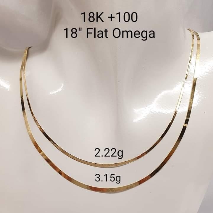Flat omega necklace new arrivals