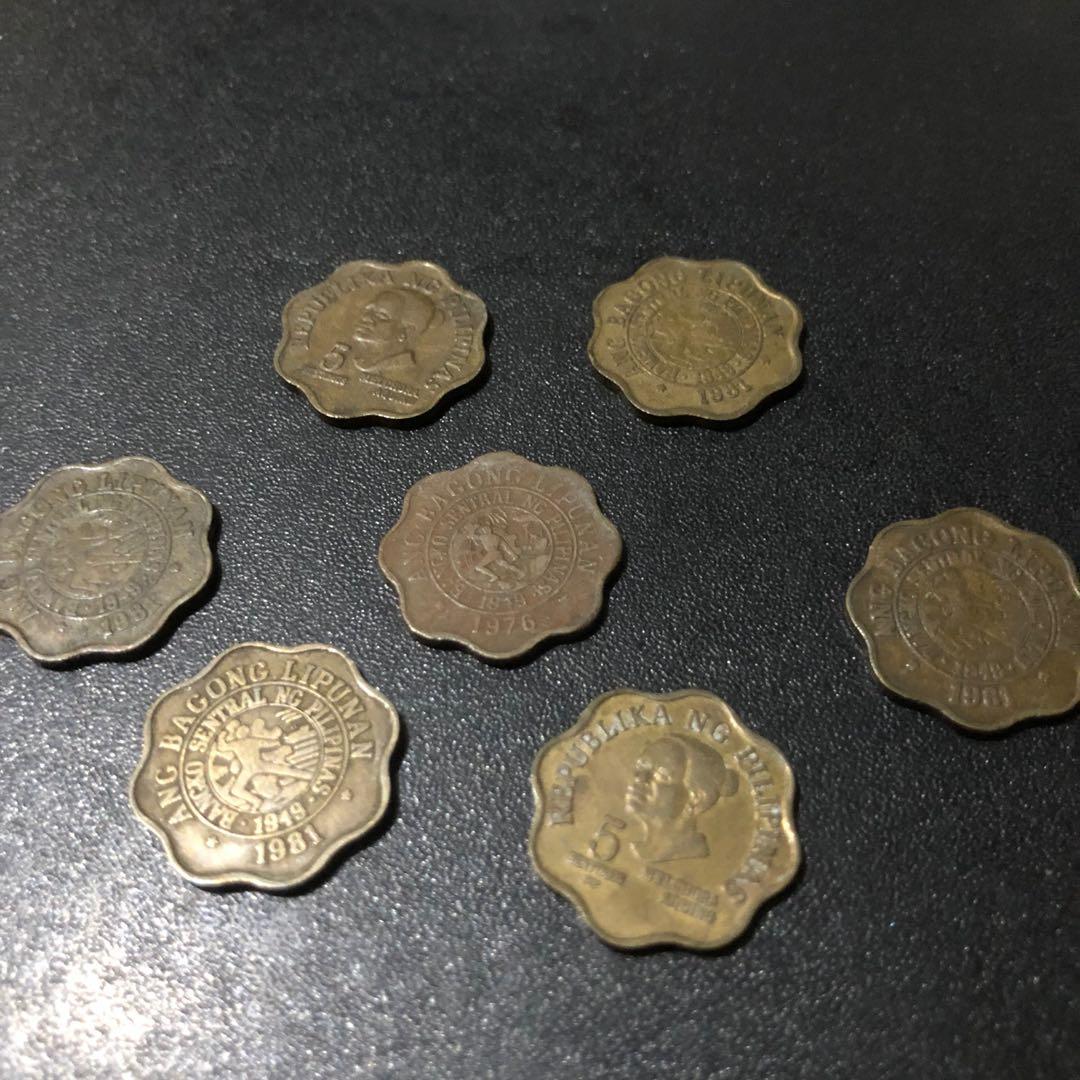 1976-1982 5 Sentimo Melchora Aquino Coins (Category: Currency) located in Manila. Submitted by katherinedlsy (Listing ID 1104854305, Image 2). Description: (7) 5 SENTIMO COINS ₽120 (1) 1976 (1) 1979 (4) 1981 (1) 1982 💎 not a collector (NO TRADES/BARTER) 📦 packaged with plastic/zip lock bag and recycled paper 📍 Tondo, Manila 🏍 same day delivery 🚛 gogoexpress only 📱09228959162 💳 GCash/Security Bank/BDO only ✓ Discounts for more than 1 listin