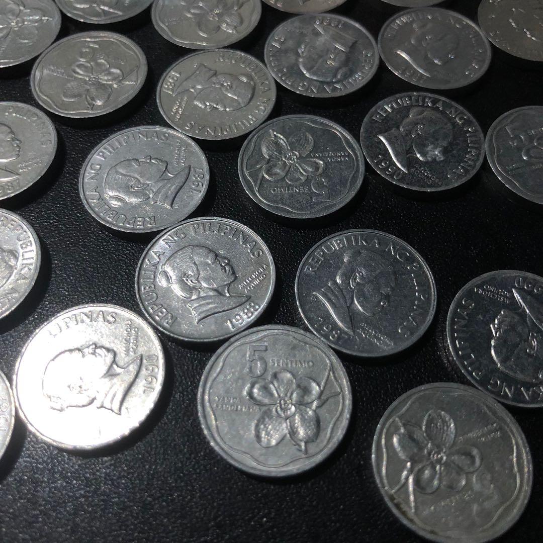 1983-1990 5 Sentimo Melchora Aquino Coins (Category: Currency) located in Manila. Submitted by katherinedlsy (Listing ID 1104845656, Image 2). Description: (36) 5 SENTIMO COINS ₽100 (1) 1983 RSRVD (1) 1985 RSRVD (4) 1988 TAKE ALL: ₽200 - (18) 1987 TAKE ALL: ₽100 - (12) 1990 💎 not a collector (NO TRADES/BARTER) 📦 packaged with plastic/zip lock bag and recycled paper 📍 Tondo, Manila 🏍 same day delivery 🚛 gogoexpress only 📱09228959162 💳 GCash