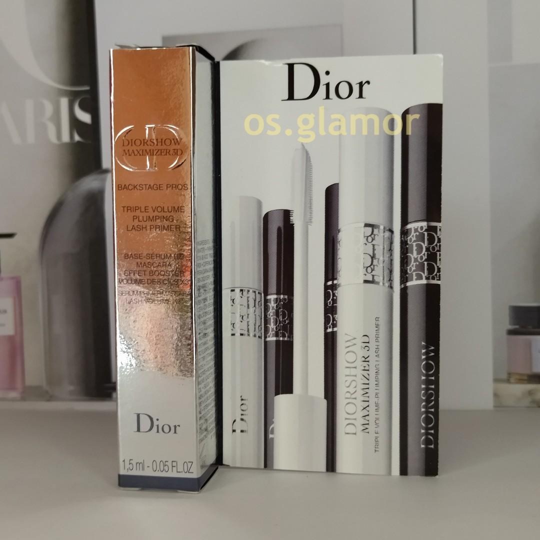 Amazoncom Christian Dior Diorshow Maximizer 3D Triple Volume Plumping  Lash Primer 033 Ounce  Beauty  Personal Care