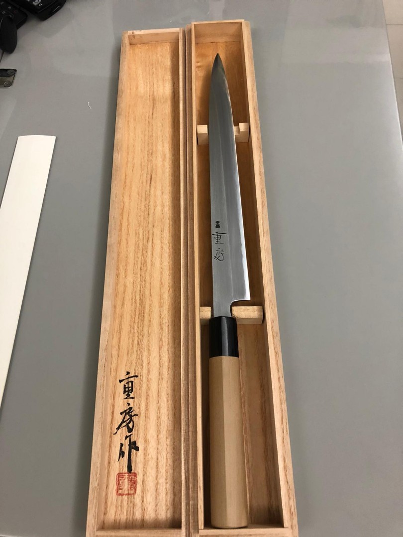 現貨 重房【本霞正夫柳刃瑞典粉末鋼300mm 】日本高級廚刀, 家庭