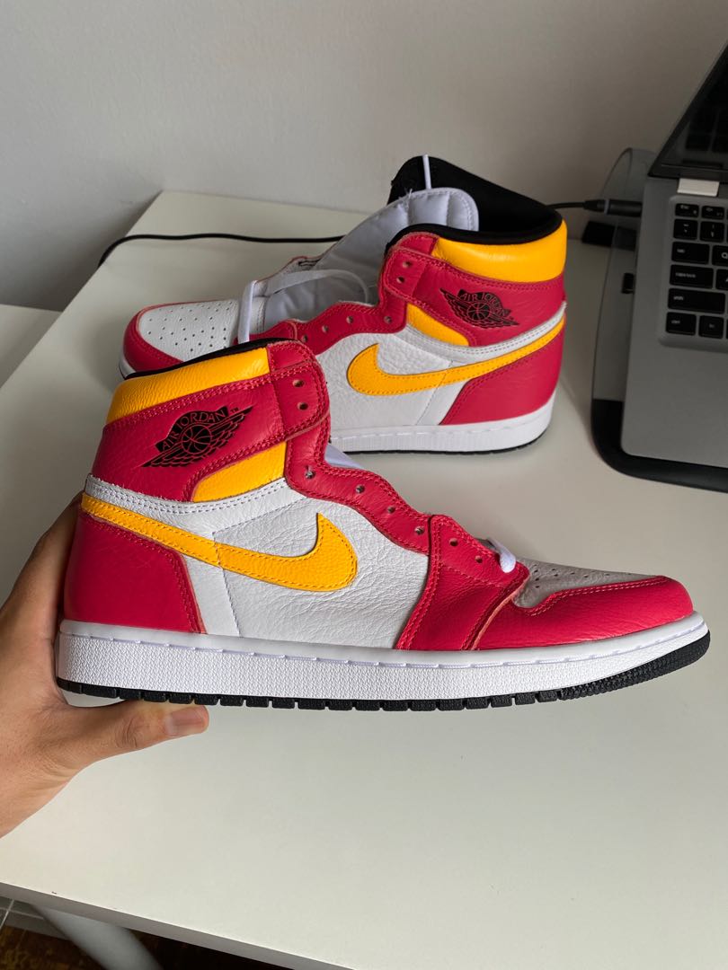 Air Jordan 1 Fusion Red SOLD, Men's Fashion, Footwear, Sneakers on